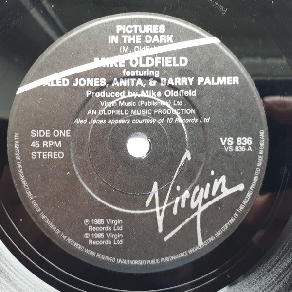 Mike Oldfield - Pictures In The Dark - Used Vinyl Record 7" image 3
