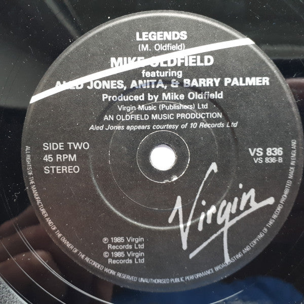 Mike Oldfield - Pictures In The Dark - Used Vinyl Record 7" image 4