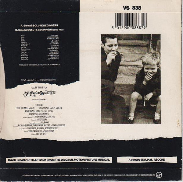 David Bowie - Absolute Beginners - Used Vinyl Record 7" image 2