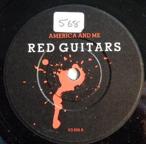 Red Guitars - America And Me - Used Vinyl Record 7" image 3