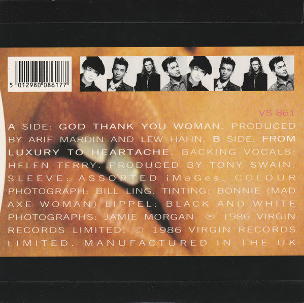 Culture Club - God Thank You Woman - Used Vinyl Record 7" image 6