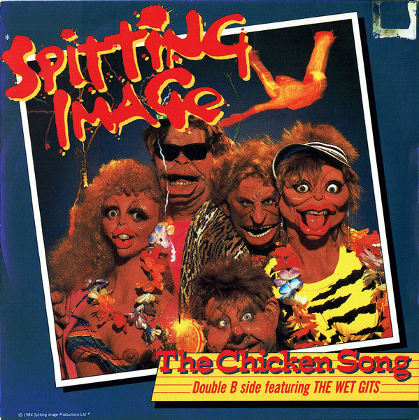 Spitting Image - Chicken Song - Used Vinyl Record 7" image 10
