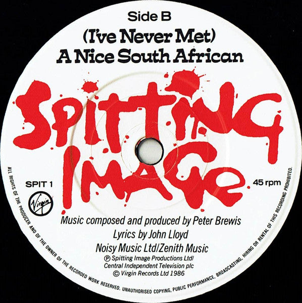 Spitting Image - Chicken Song - Used Vinyl Record 7" image 9