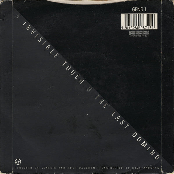 Genesis - Invisible Touch - Used Vinyl Record 7" image 7