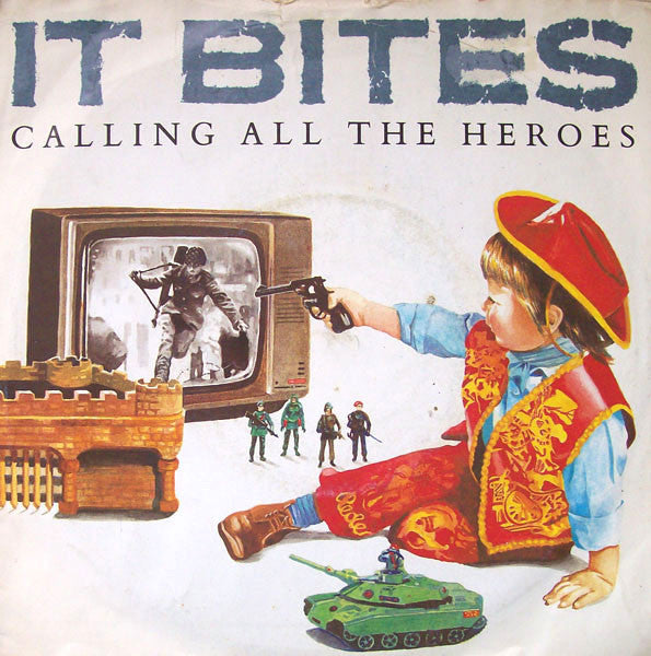 It Bites - Calling All The Heroes - Used Vinyl Record 7" image 5