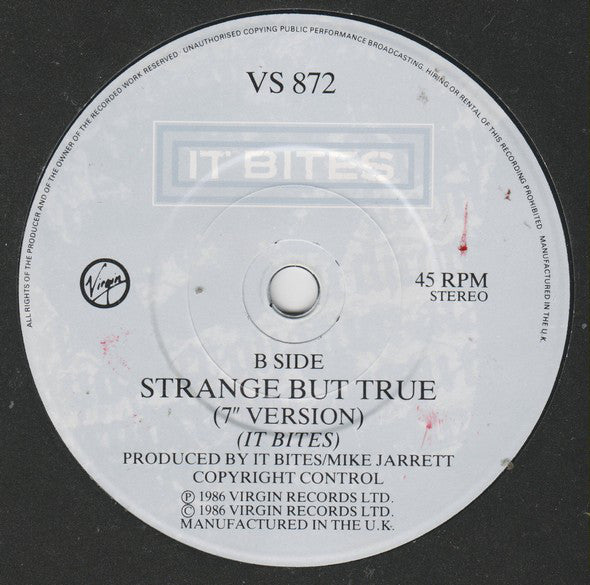 It Bites - Calling All The Heroes - Used Vinyl Record 7" image 8