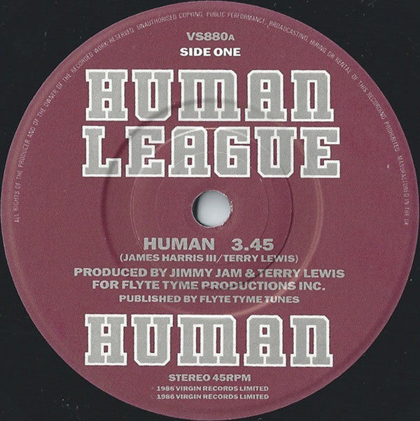 Human League - Human - Used Vinyl Record 7" image 7