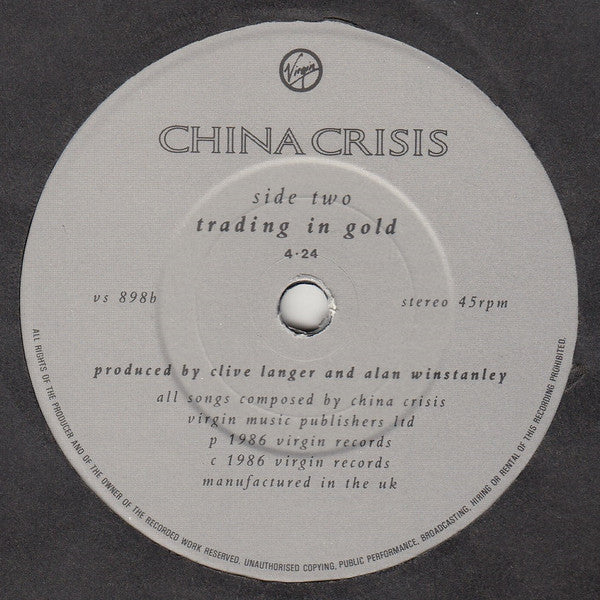 China Crisis - Arizona Sky - Used Vinyl Record 7" image 4