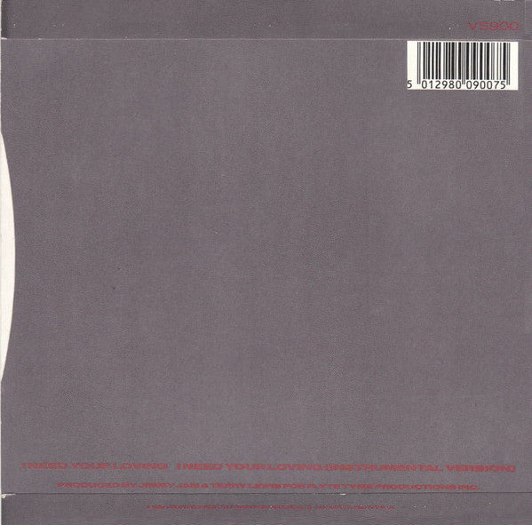 Human League - I Need Your Loving - Used Vinyl Record 7" image 2