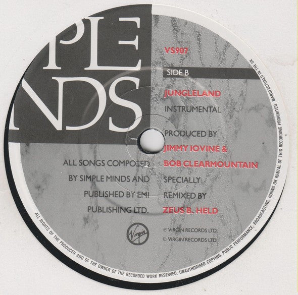 Simple Minds - Ghostdancing - Used Vinyl Record 7" image 8