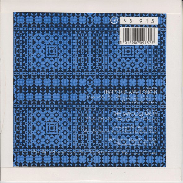Jimmy Nail - That's The Way Love Is - Used Vinyl Record 7" image 2