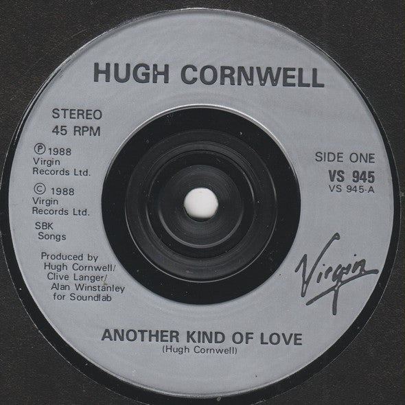Hugh Cornwell - Another Kind Of Love - Used Vinyl Record 7" image 3