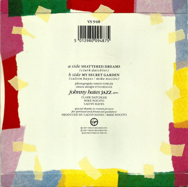 Johnny Hates Jazz - Shattered Dreams - Used Vinyl Record 7" image 6