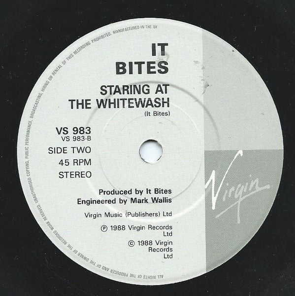 It Bites - Kiss Like Judas - Used Vinyl Record 7" image 8