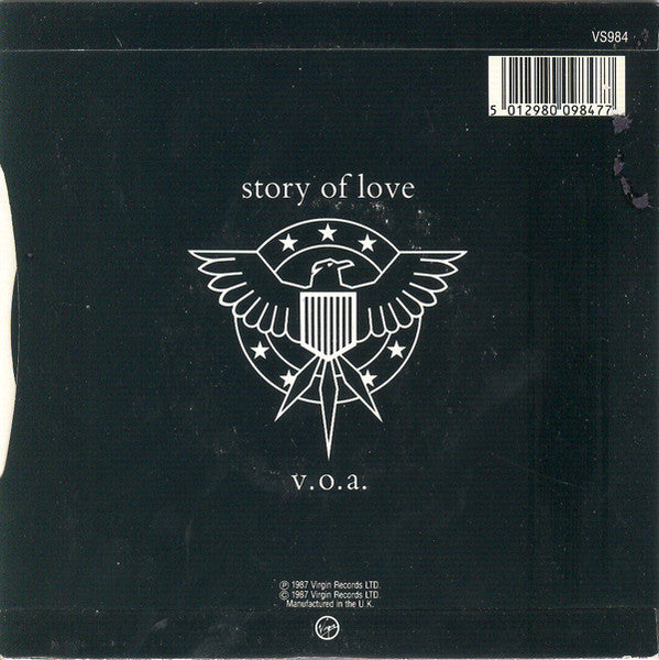 Voice Of America - Story Of Love - Used Vinyl Record 7" image 2