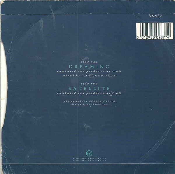 Orchestral Manoeuvre - Dreaming - Used Vinyl Record 7" image 2