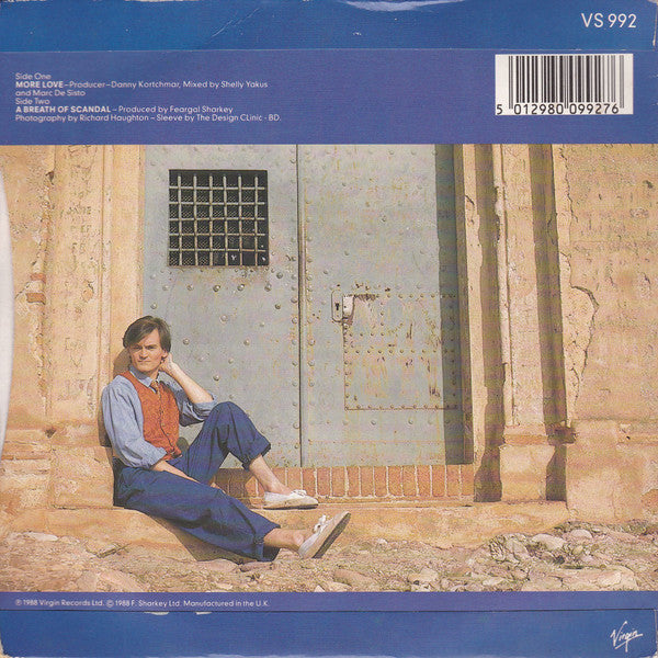 Feargal Sharkey - More Love - Used Vinyl Record 7" image 2