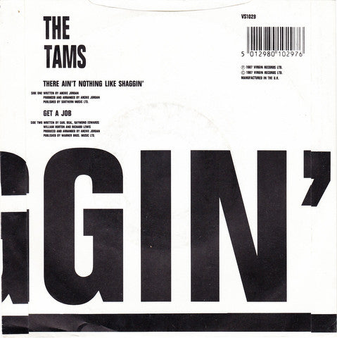 Tams - re Ain't Nothing Like Shaggin' - Used Vinyl Record 7" image 6