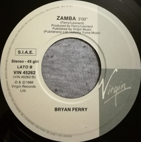 Bryan Ferry - Kiss And Tell - Used Vinyl Record 7" image 8