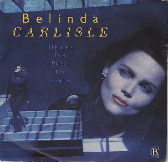 Belinda Carlisle - Heaven Is A Place On Earth - Used Vinyl Record 7" image 5