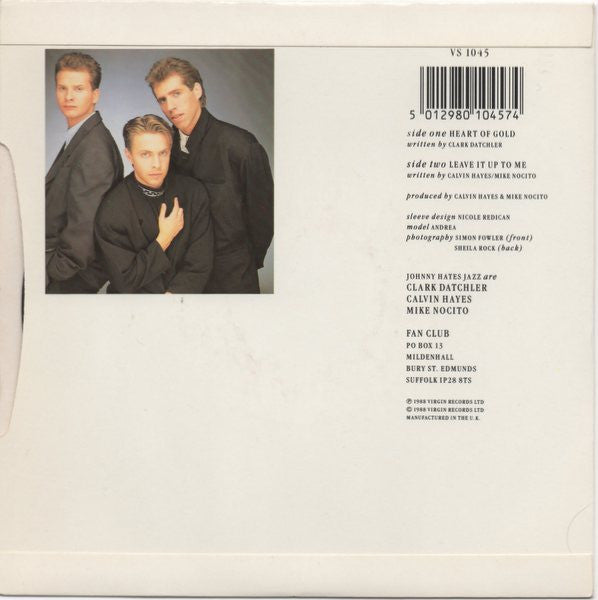 Johnny Hates Jazz - Heart Of Gold - Used Vinyl Record 7" image 6
