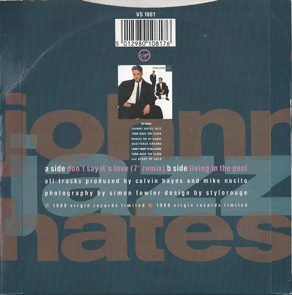 Johnny Hates Jazz - Don't Say It's Love (7" Remix) - Used Vinyl Recor image 6