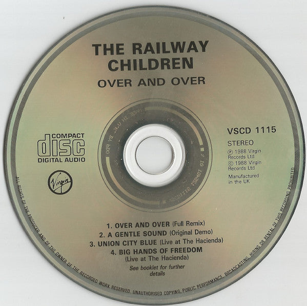 Railway Children - Over & Over · Remix · - Used CD image 2