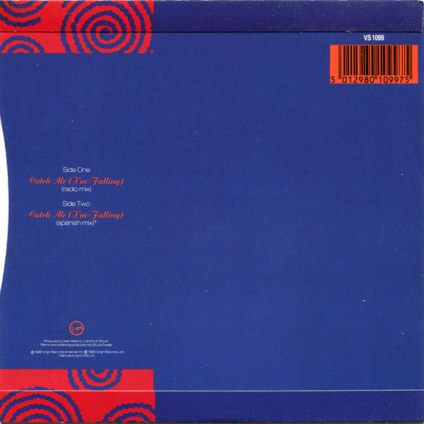 Pretty Poison - Catch Me (I'm Falling) - Used Vinyl Record 7" image 2