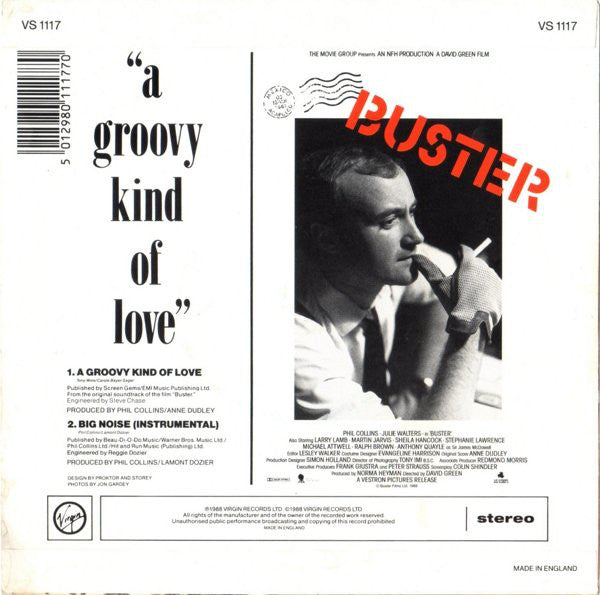 Phil Collins - A Groovy Kind Of Love - Used Vinyl Record 7" image 2