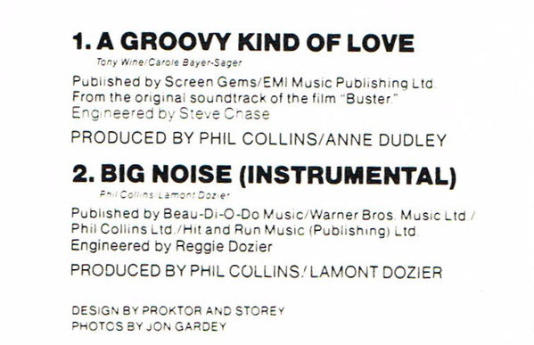 Phil Collins - A Groovy Kind Of Love - Used Vinyl Record 7" image 5
