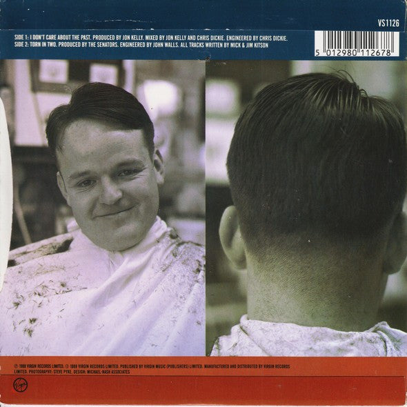 Senators - I Don't Care About The Past - Used Vinyl Record 7" image 2