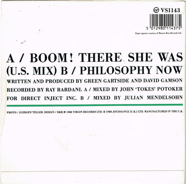 Scritti Politti - Boom! There She Was - Used Vinyl Record 7" image 2