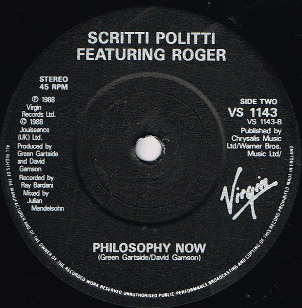 Scritti Politti - Boom! There She Was - Used Vinyl Record 7" image 4