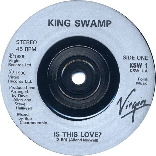 King Swamp - Is This Love? - Used Vinyl Record 7" image 7