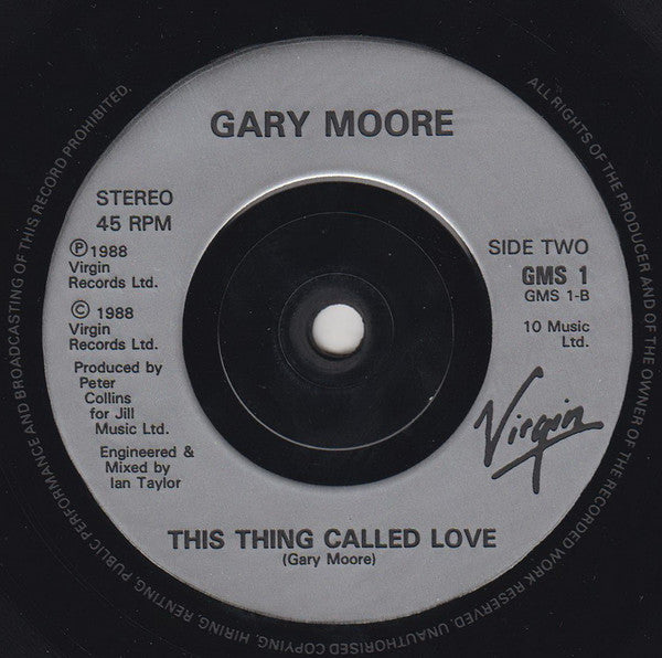 Gary Moore - After The War - Used Vinyl Record 7" image 4
