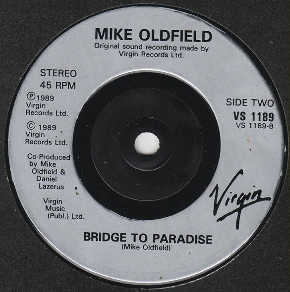 Mike Oldfield - Earth Moving - Used Vinyl Record 7" image 4