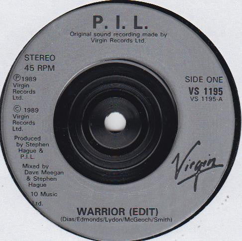 Public Image Limited - Warrior - Used Vinyl Record 7" image 3