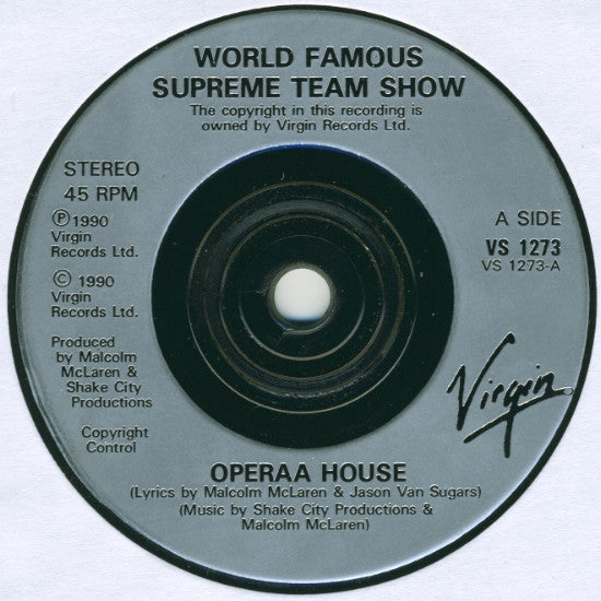 Malcolm McLaren - Operaa House - Used Vinyl Record 7" image 4