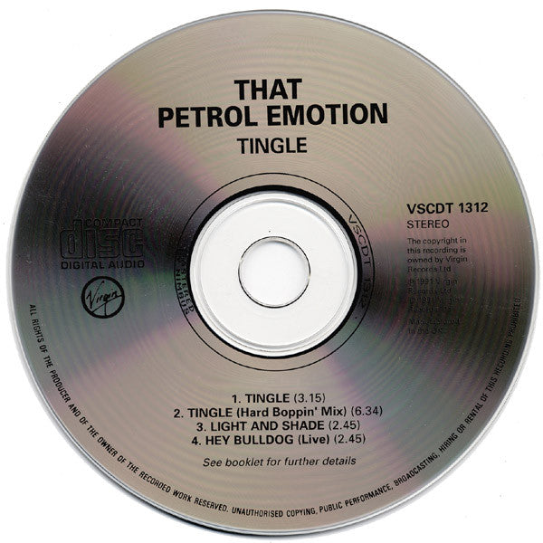 That Petrol Emotion - Tingle - Used CD image 3