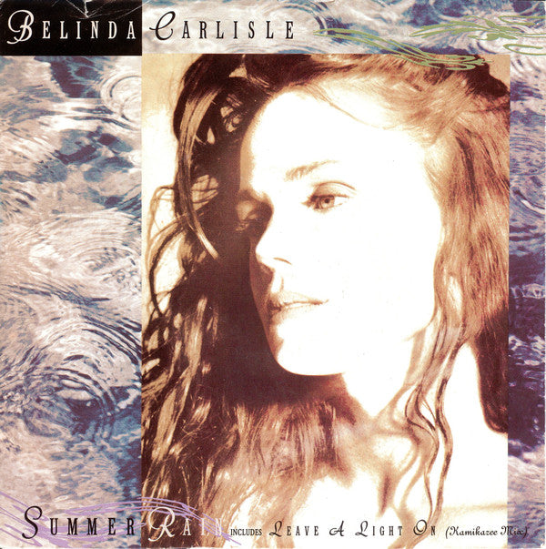 Belinda Carlisle - Summer Rain - Used Vinyl Record 7" image 1