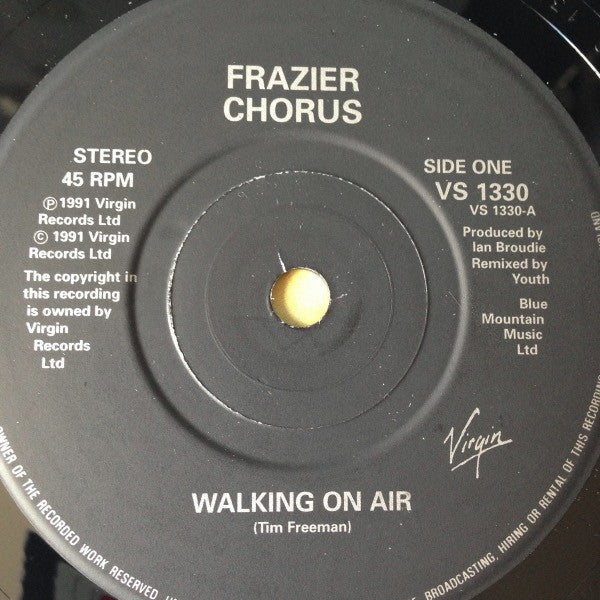 Frazier Chorus - Walking On Air - Used Vinyl Record 7" image 7