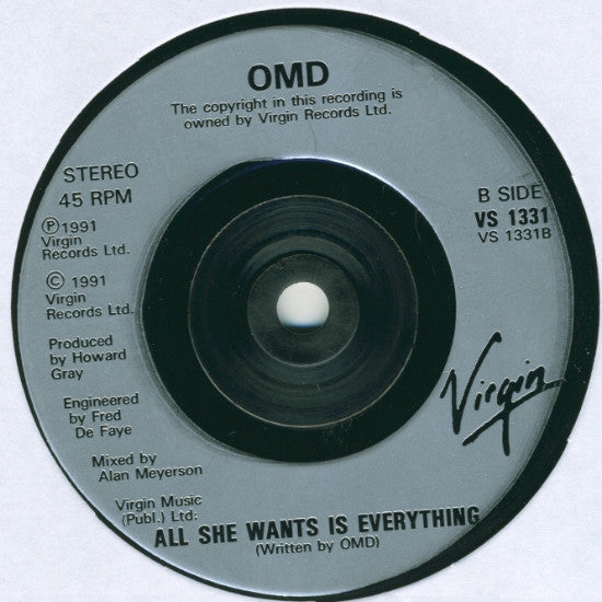 Orchestral Manoeuvre - Pandora's Box - Used Vinyl Record 7" image 4