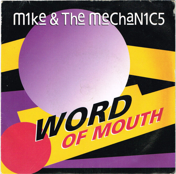 Mike & The Mechanics - Word Of Mouth - Used Vinyl Record 7" image 1