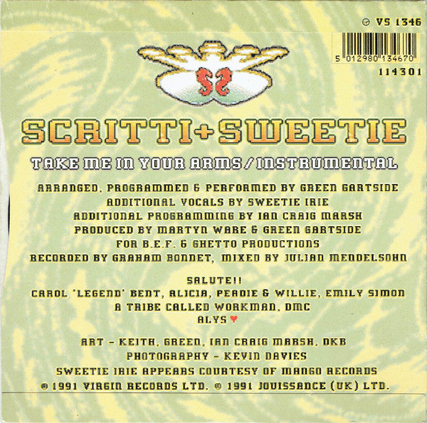 Scritti Politti - Take Me In Your Arms And Love Me - Used Vinyl Record image 2