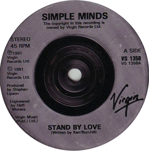 Simple Minds - Stand By Love - Used Vinyl Record 7" image 5
