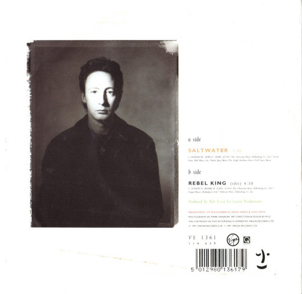 Julian Lennon - Saltwater - Used Vinyl Record 7" image 6