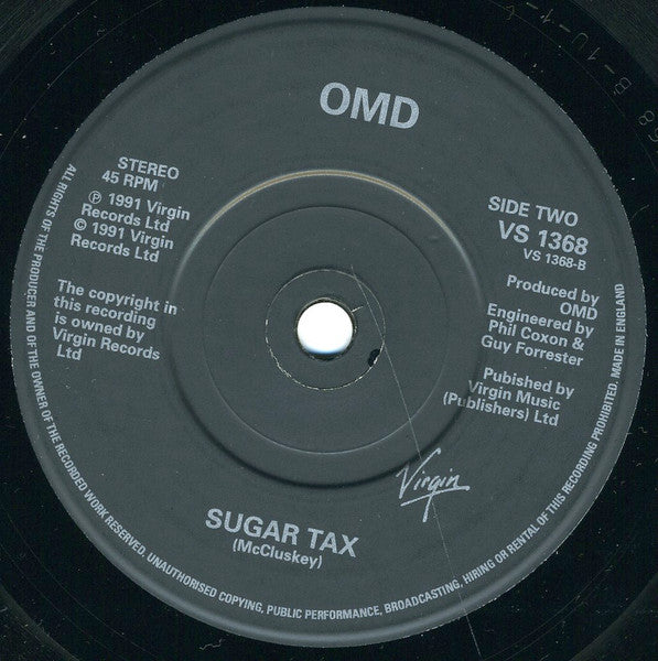 Orchestral Manoeuvre - n You Turn Away - Used Vinyl Record 7" image 4
