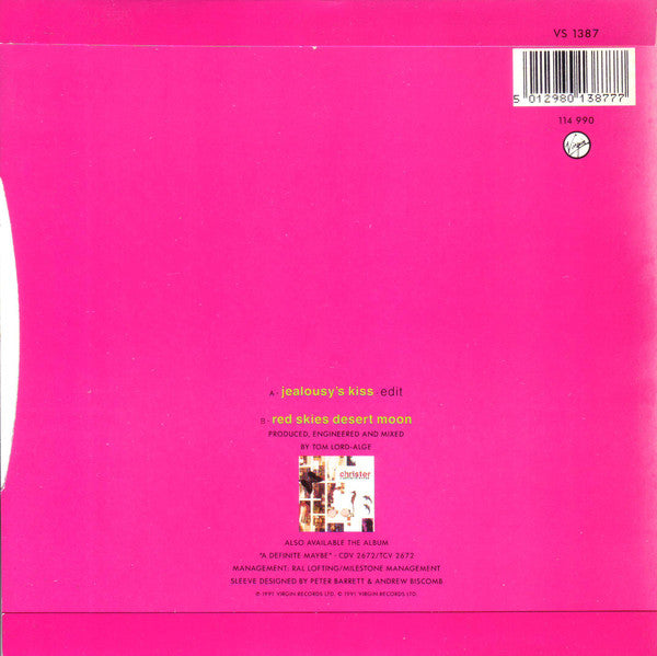 Michael Christer - Jealousy's Kiss - Used Vinyl Record 7" image 4