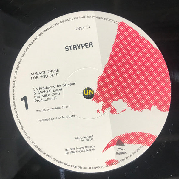 Stryper - Always There For You - Used Vinyl Record 12" image 3