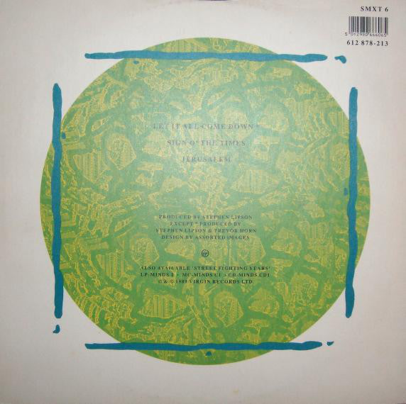 Simple Minds - Amsterdam EP - Used Vinyl Record 12" image 2